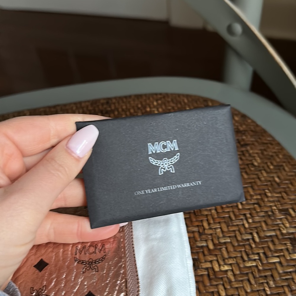 Rose Gold MCM Large Wallet - Picture 9 of 9